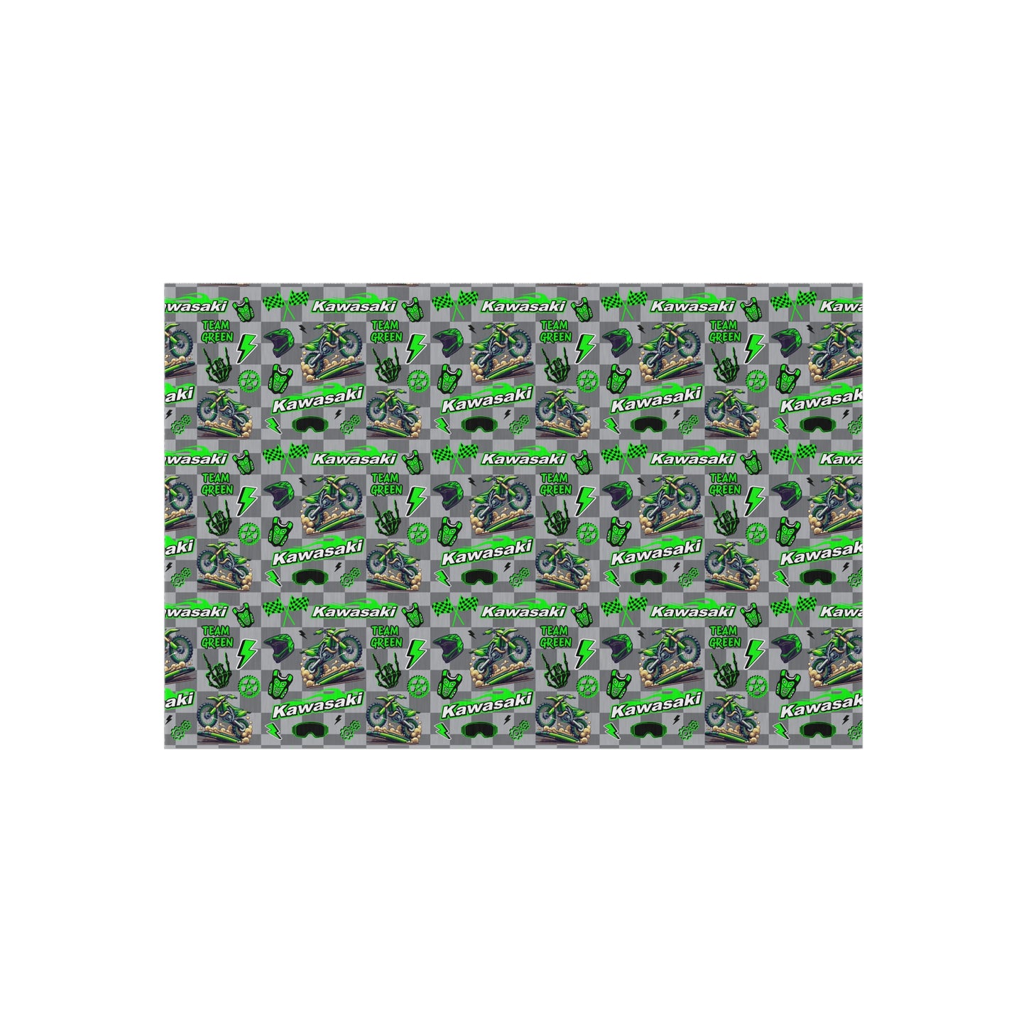 Kawasaki Inspired Outdoor/Indoor Rug