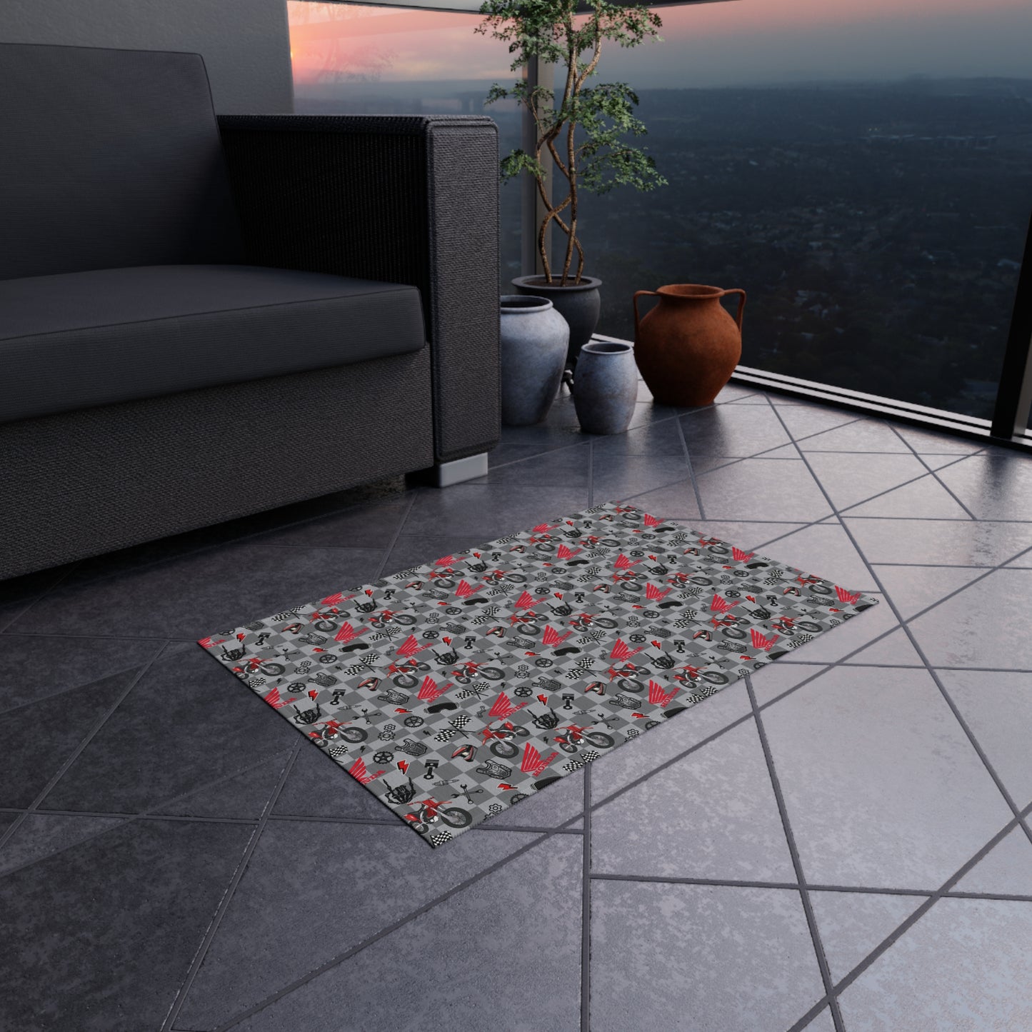 Honda Inspired Outdoor/Indoor Rug