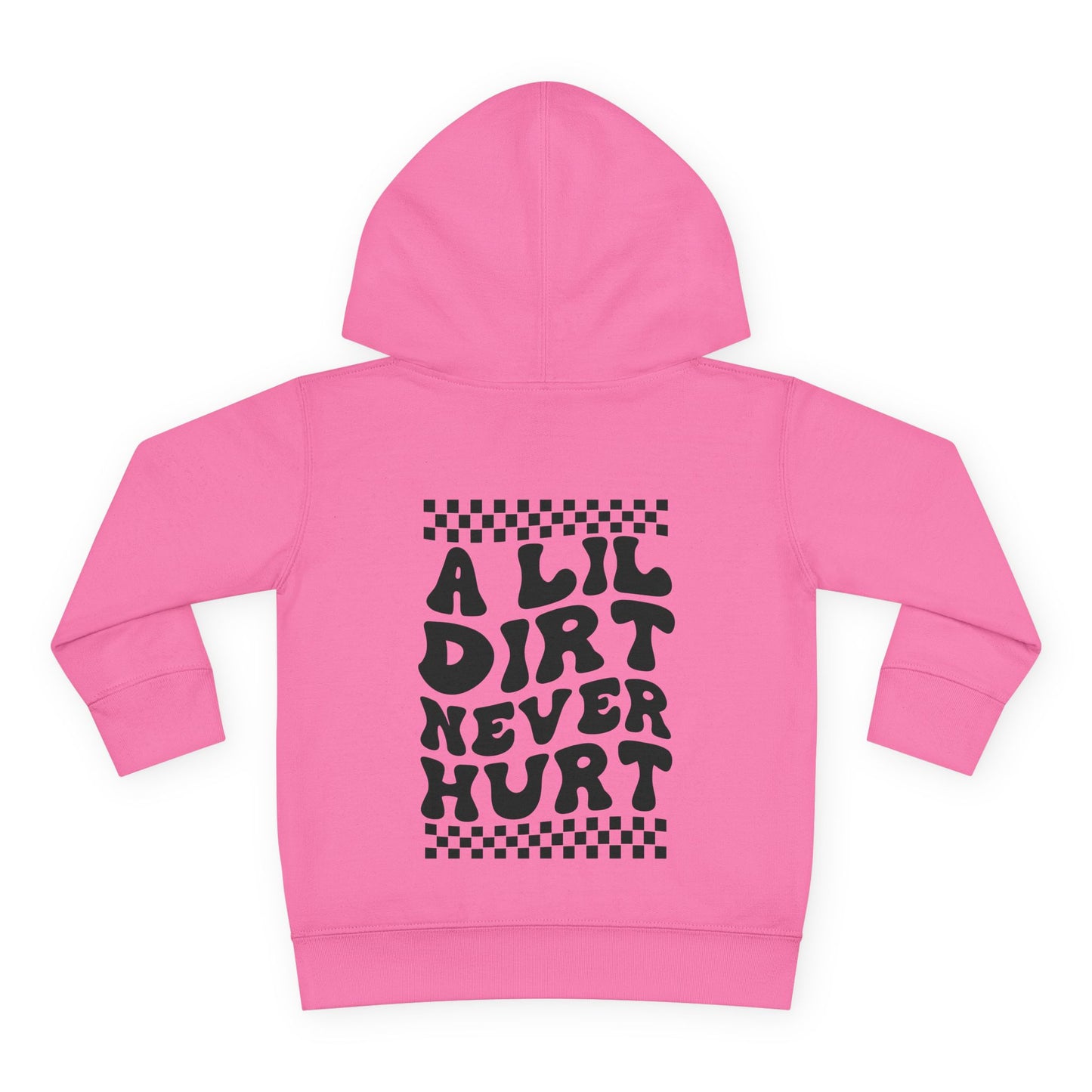 Toddler Custom Number Plate Hoodie *You pick the back saying*