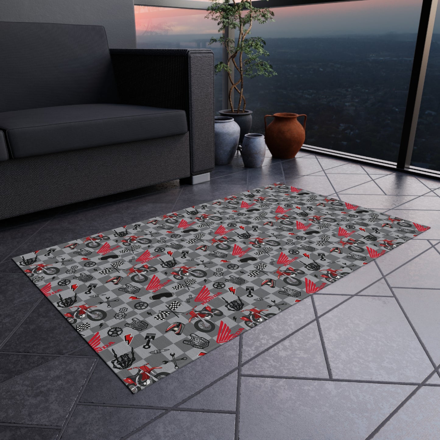 Honda Inspired Outdoor/Indoor Rug