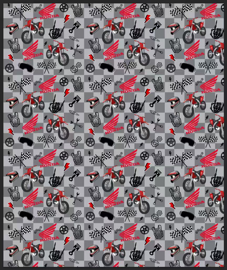 Honda Inspired Minky Blanket *PRE-ORDER* Ship mid Oct.