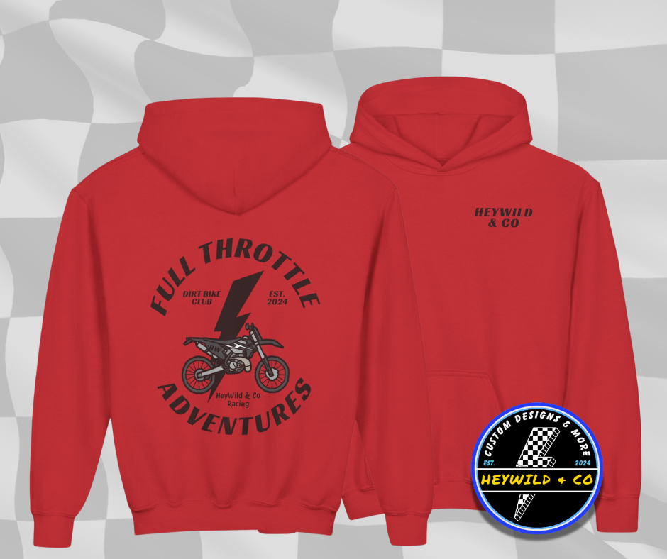Full Throttle Adventures Youth Hoodie