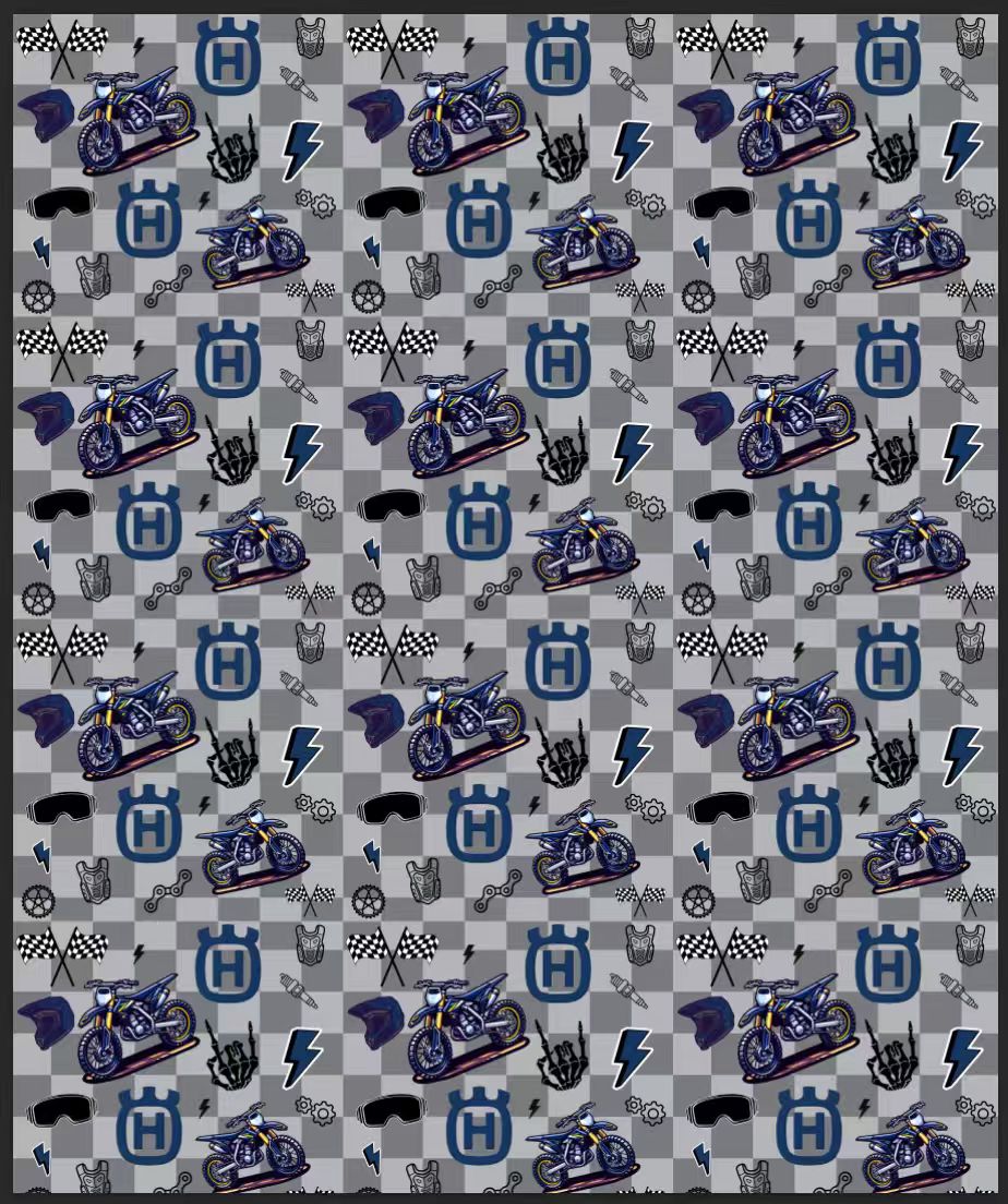 Husqvarna Inspired Minky Blanket *PRE-ORDER* Ship mid Oct.