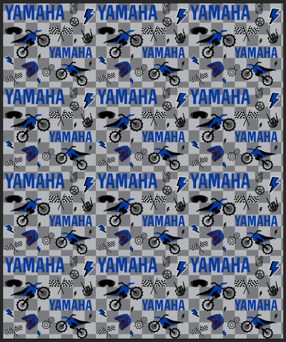 Yamaha Inspired Minky Blanket *PRE-ORDER* Ship mid Oct.