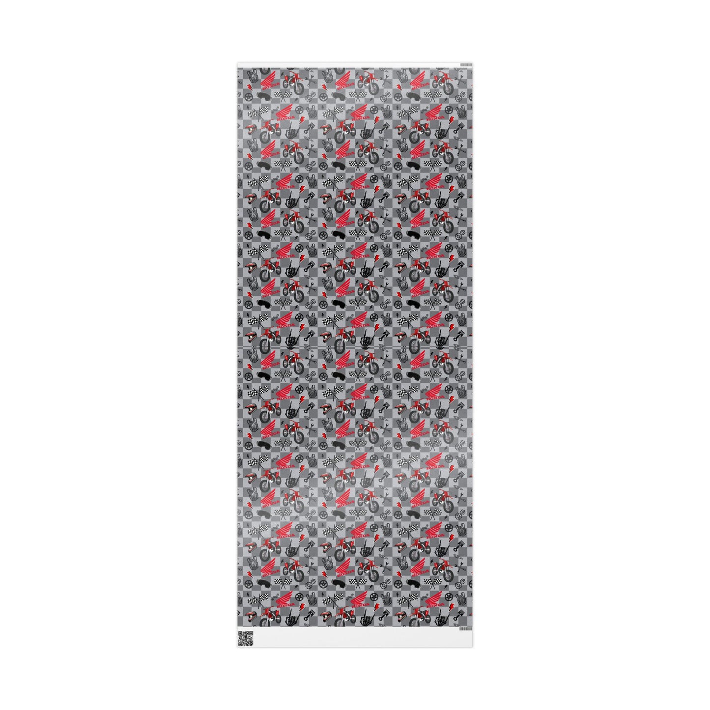 Honda Dirt Bike Inspired Gift Wrap [version 2]