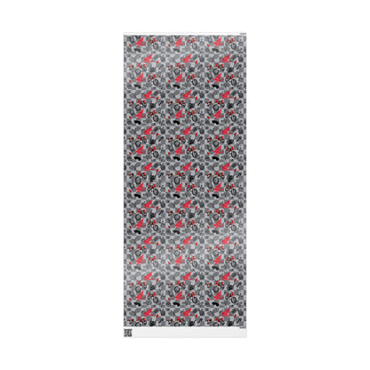 Honda Dirt Bike Inspired Gift Wrap [version 2]
