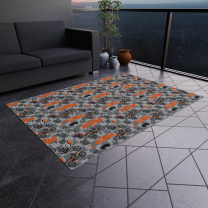 KTM Inspired Outdoor/Indoor Rug