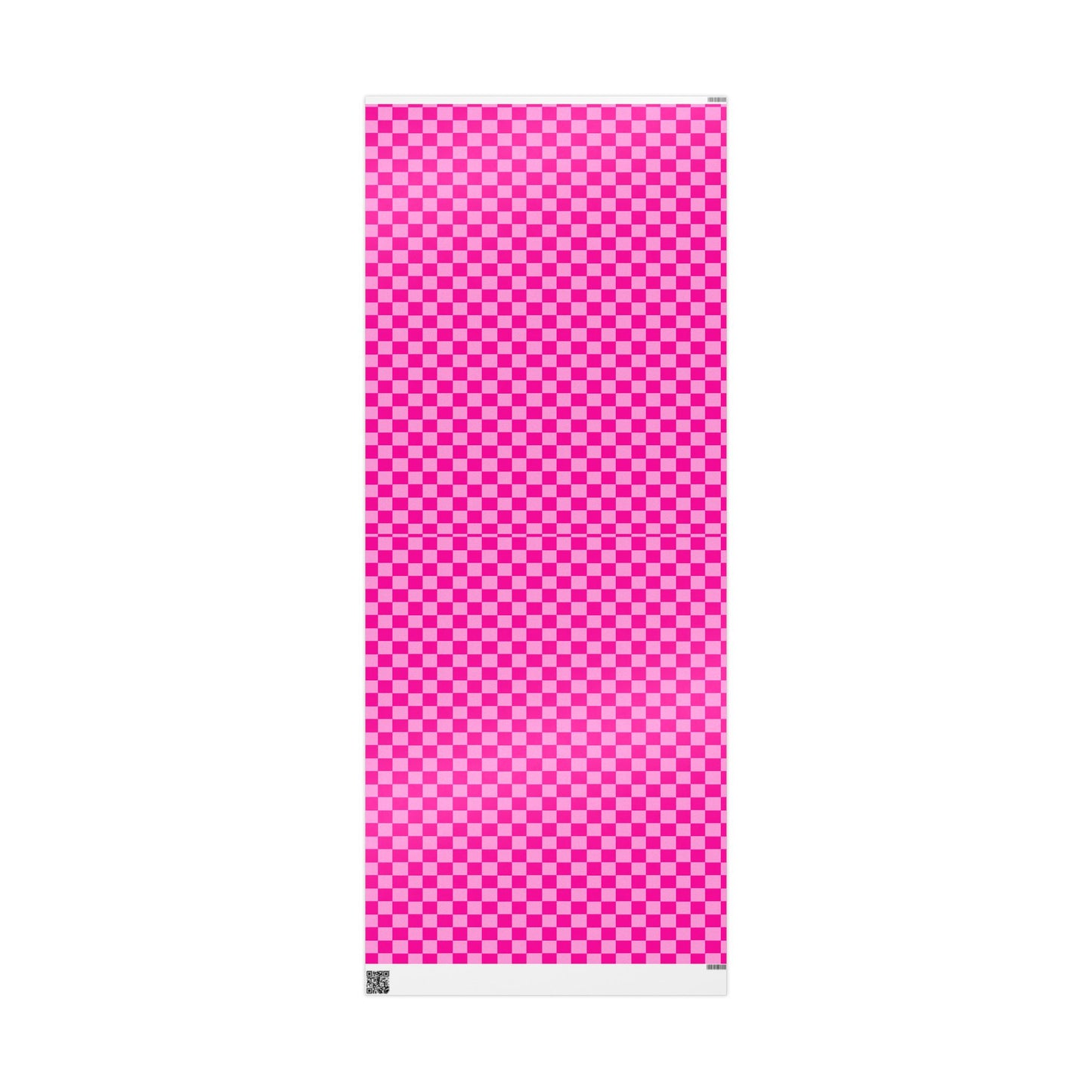 Pink Checker Gift Wrap