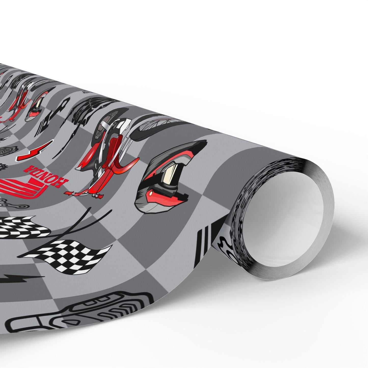 Honda Dirt Bike Inspired Gift Wrap [version 2]