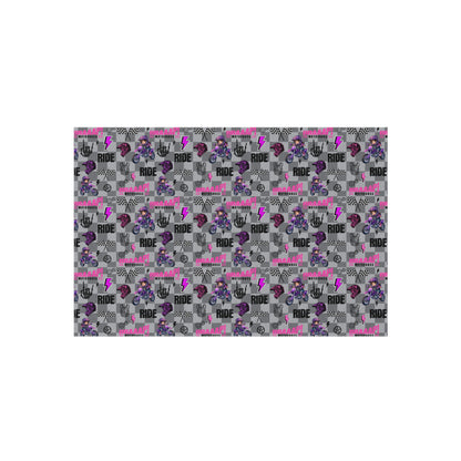 Motocross Girl Outdoor/Indoor Rug