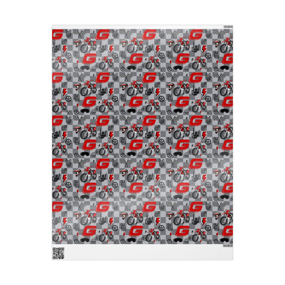 Gas Gas Dirt Bike Inspired Gift Wrap