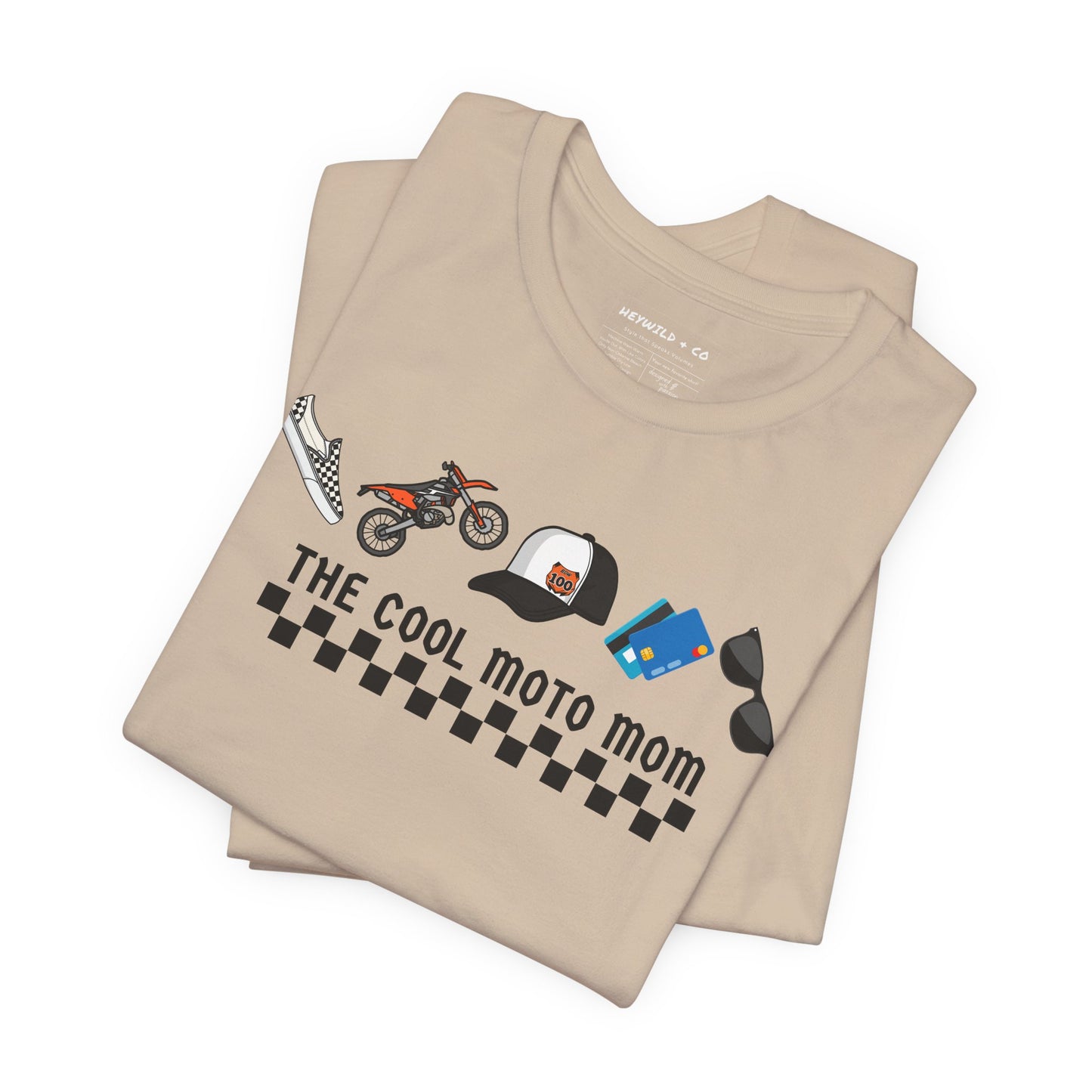 The Cool Moto Mom Custom Shirt