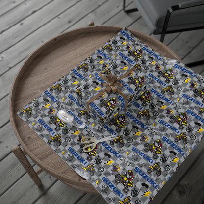 Suzuki Race Quad Inspired Gift Wrap