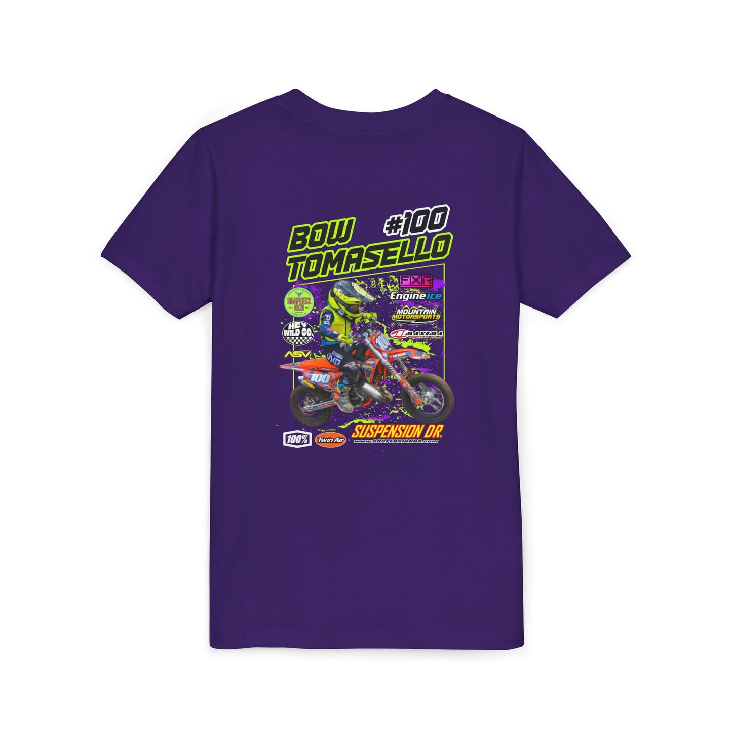 Custom MX Sponsor Youth Shirt