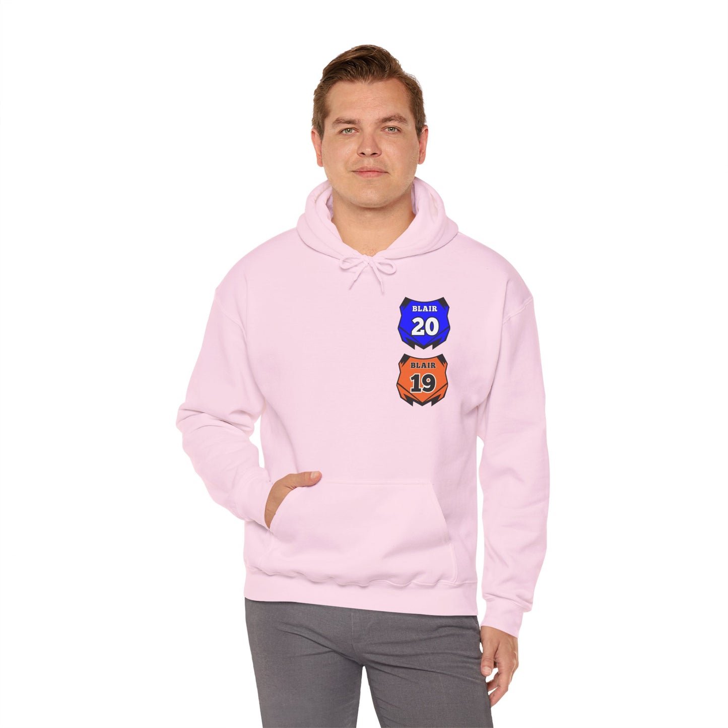 Custom Unisex Number Plate Hoodie *you pick back saying*