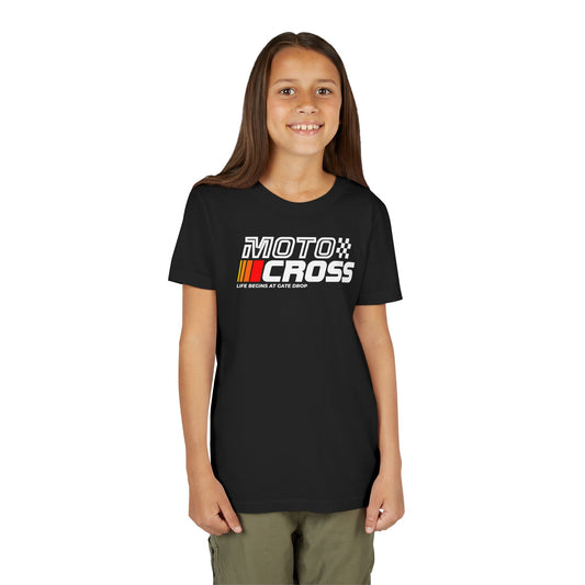 Life Begins at Gate Drop Youth Shirt