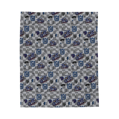 Husqvarna Dirt Bike Inspired Blanket