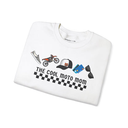 The Cool Moto Mom Custom Sweatshirt