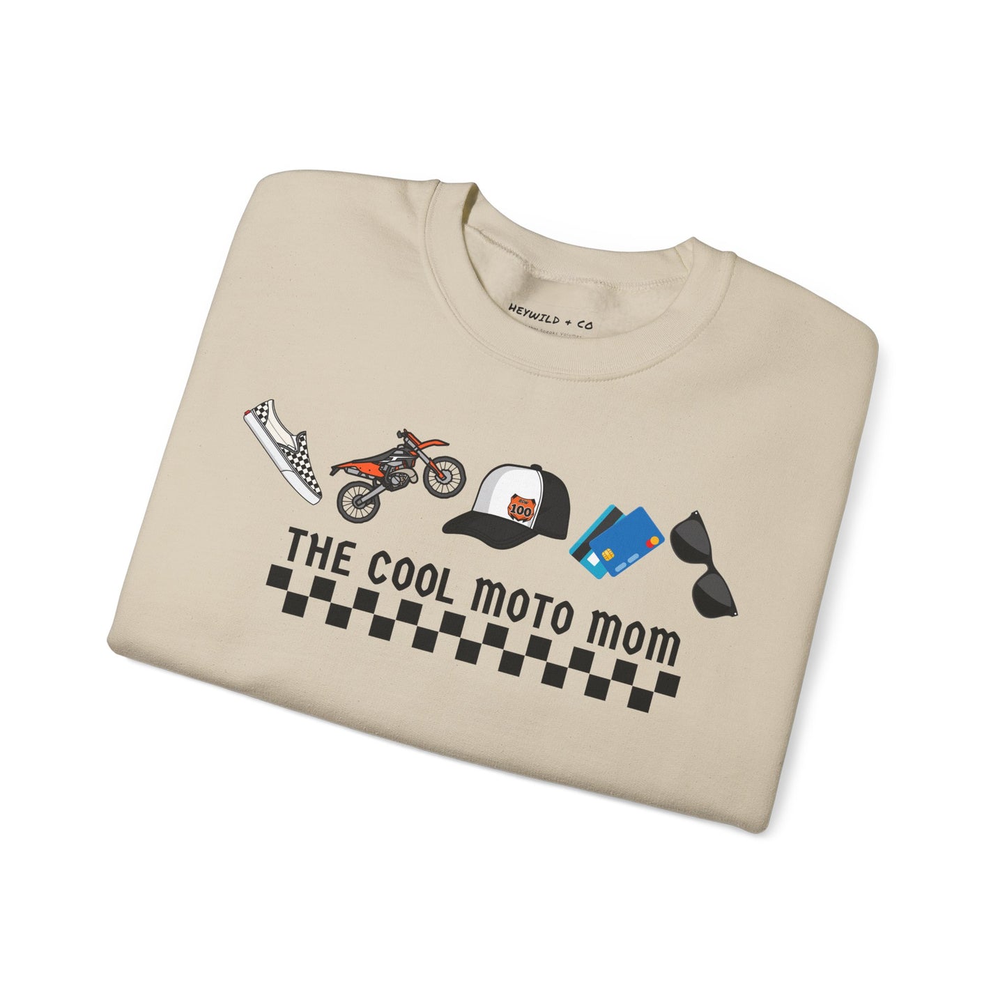 The Cool Moto Mom Custom Sweatshirt