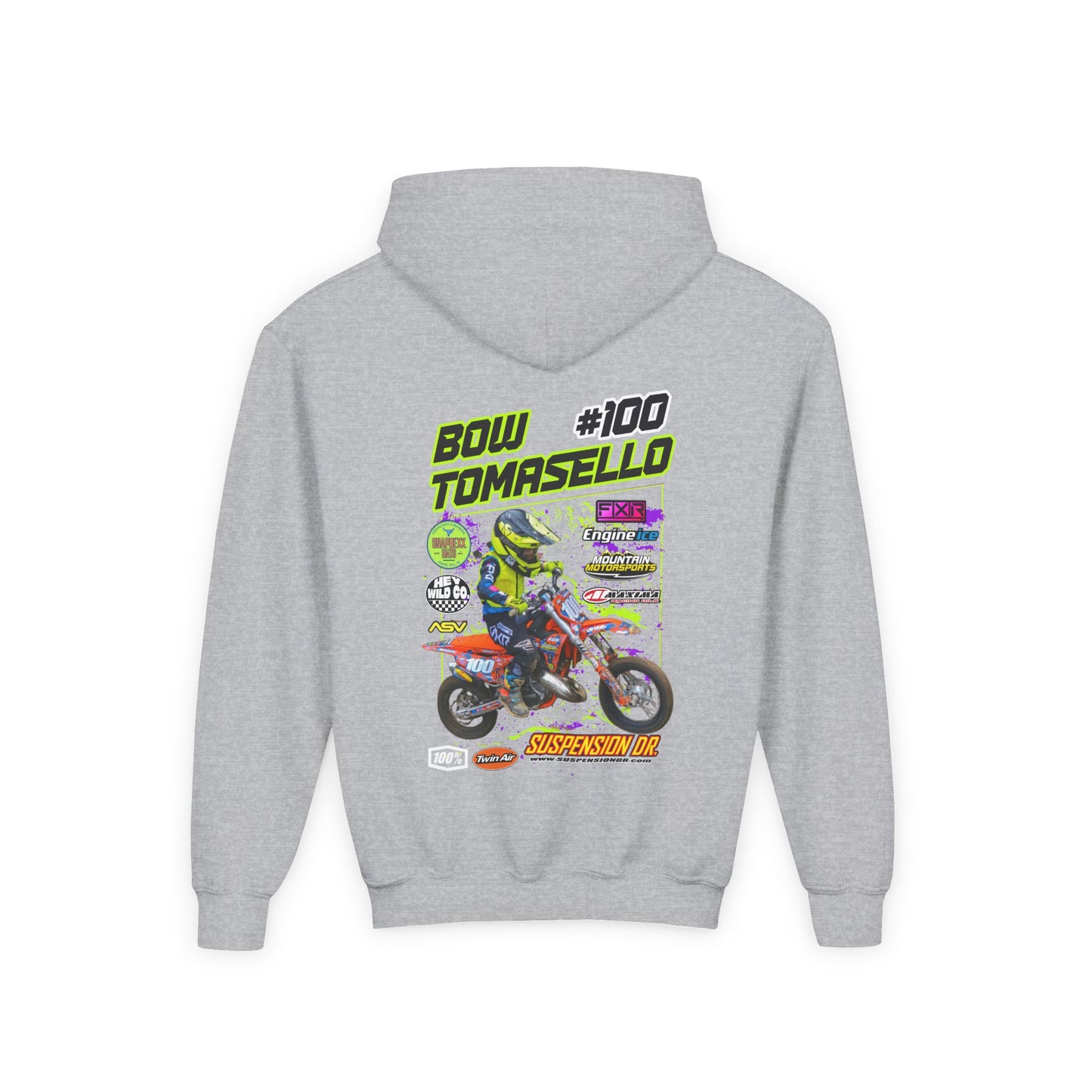 Youth Custom MX Sponsor Hoodie