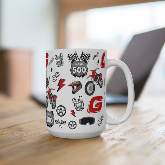 (Gas Gas Inspired) Motocross Customizable Mug 15oz