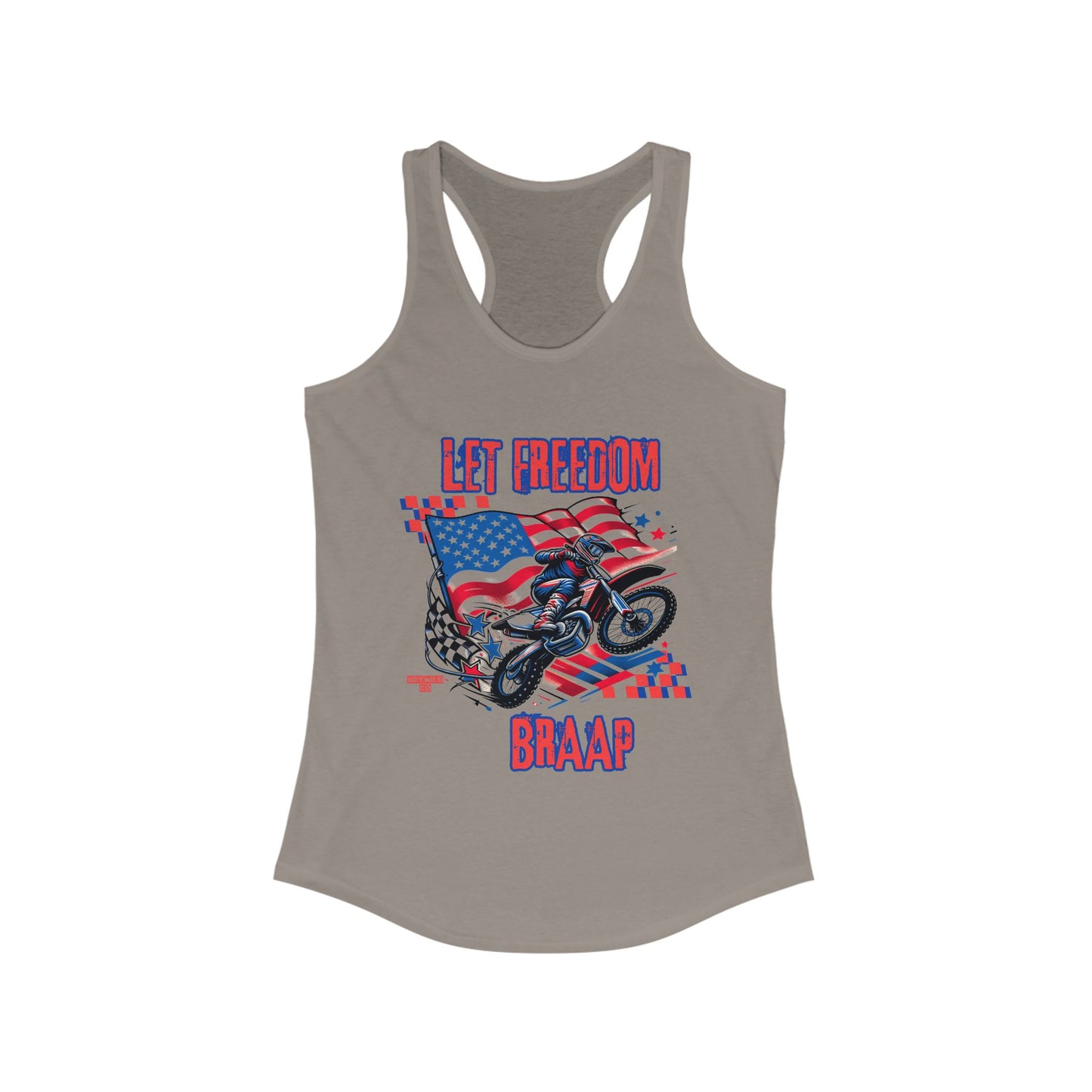 Let Freedom Braap Racerback Tank
