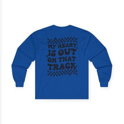 Custom Unisex Number Plate Gildan Long Sleeve *You Pick Back Saying*