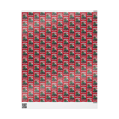 Crushin' Snow Monster Truck Gift Wrap