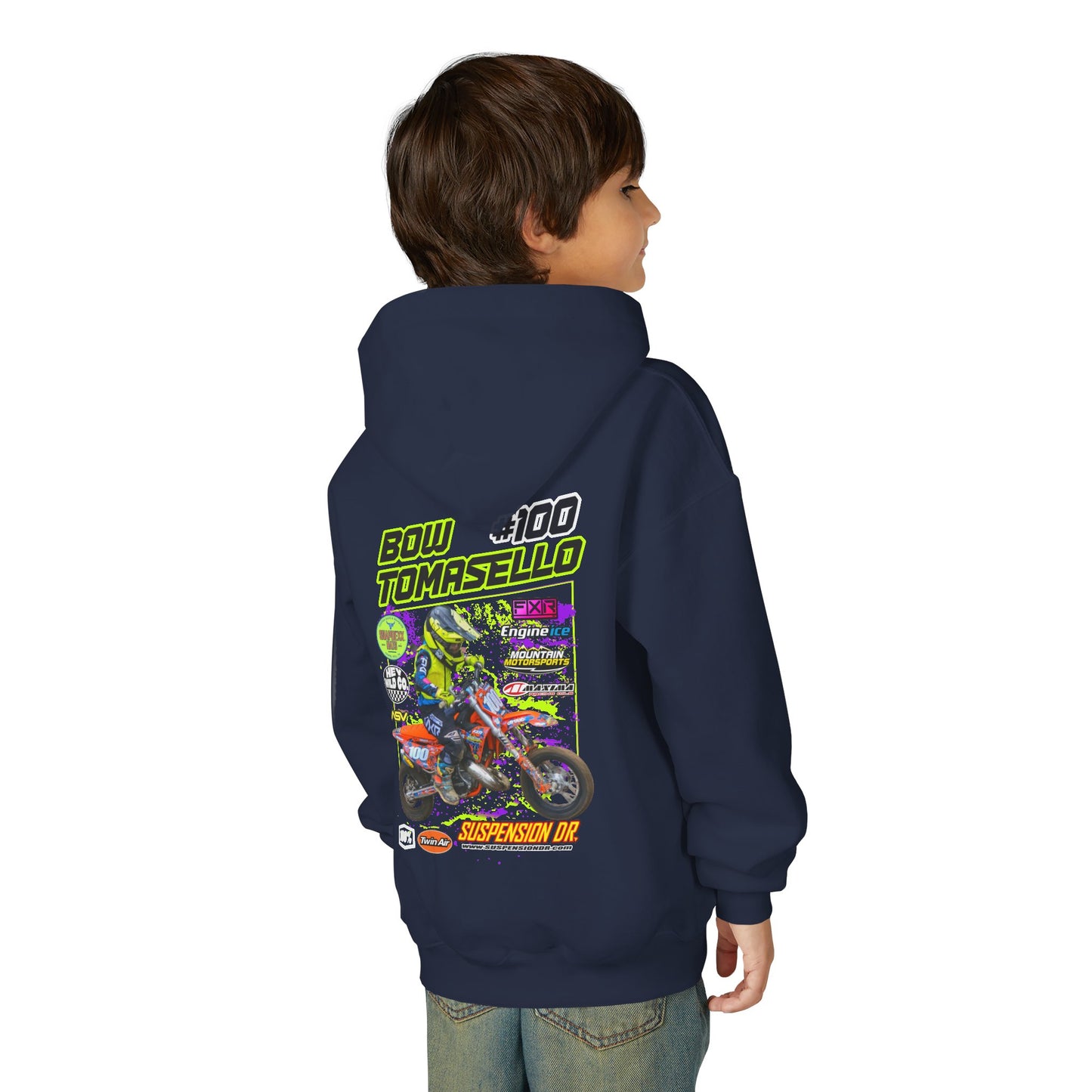 Youth Custom MX Sponsor Hoodie