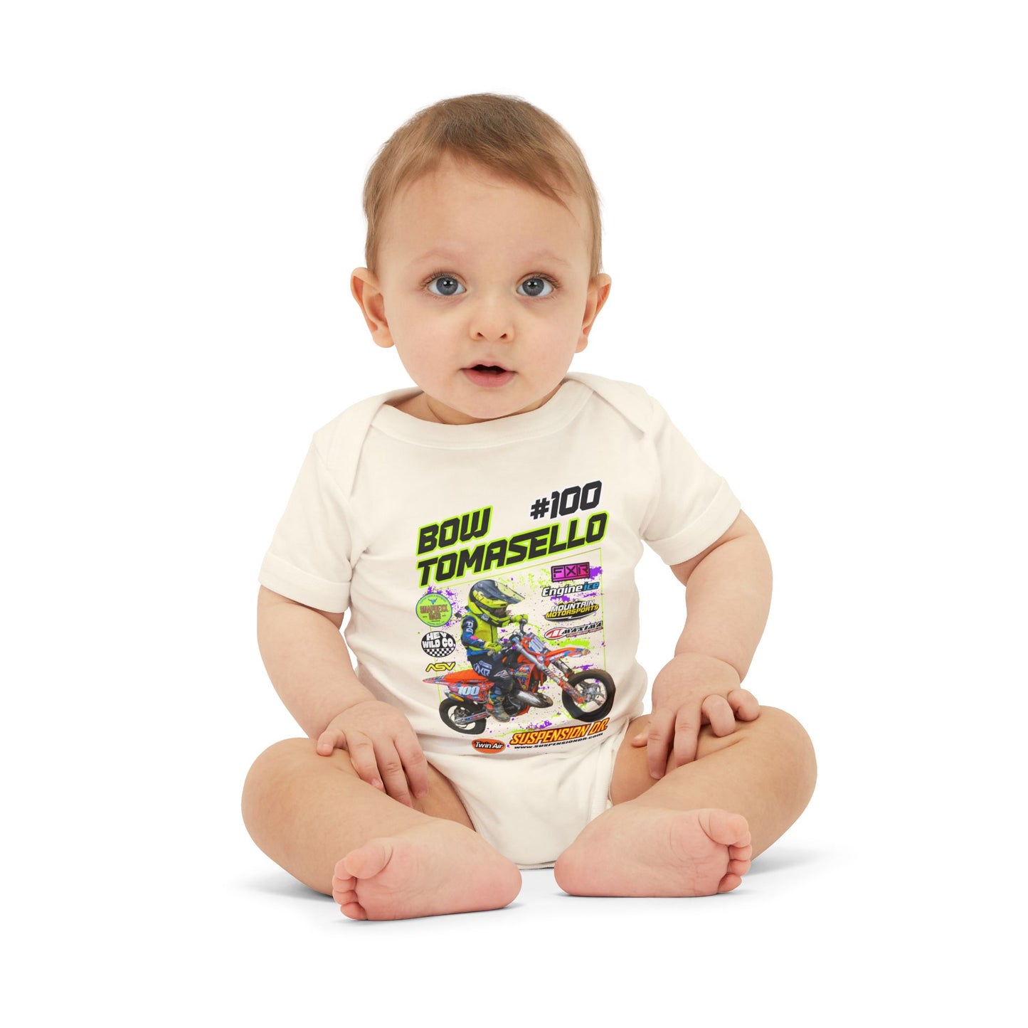 Custom MX Sponsor Infant Onesie