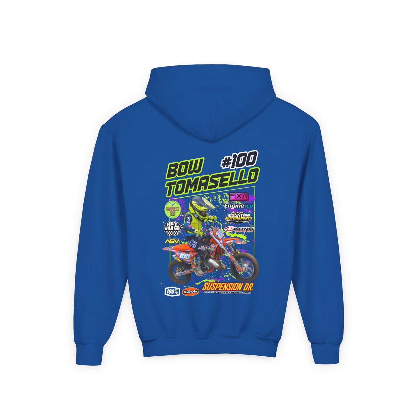 Youth Custom MX Sponsor Hoodie