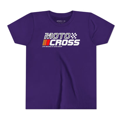 Life Begins at Gate Drop Youth Shirt