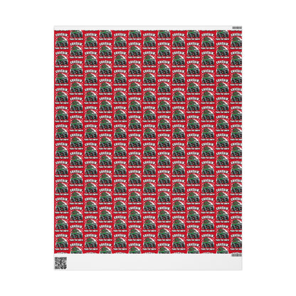 Crushin' Snow Monster Truck Gift Wrap