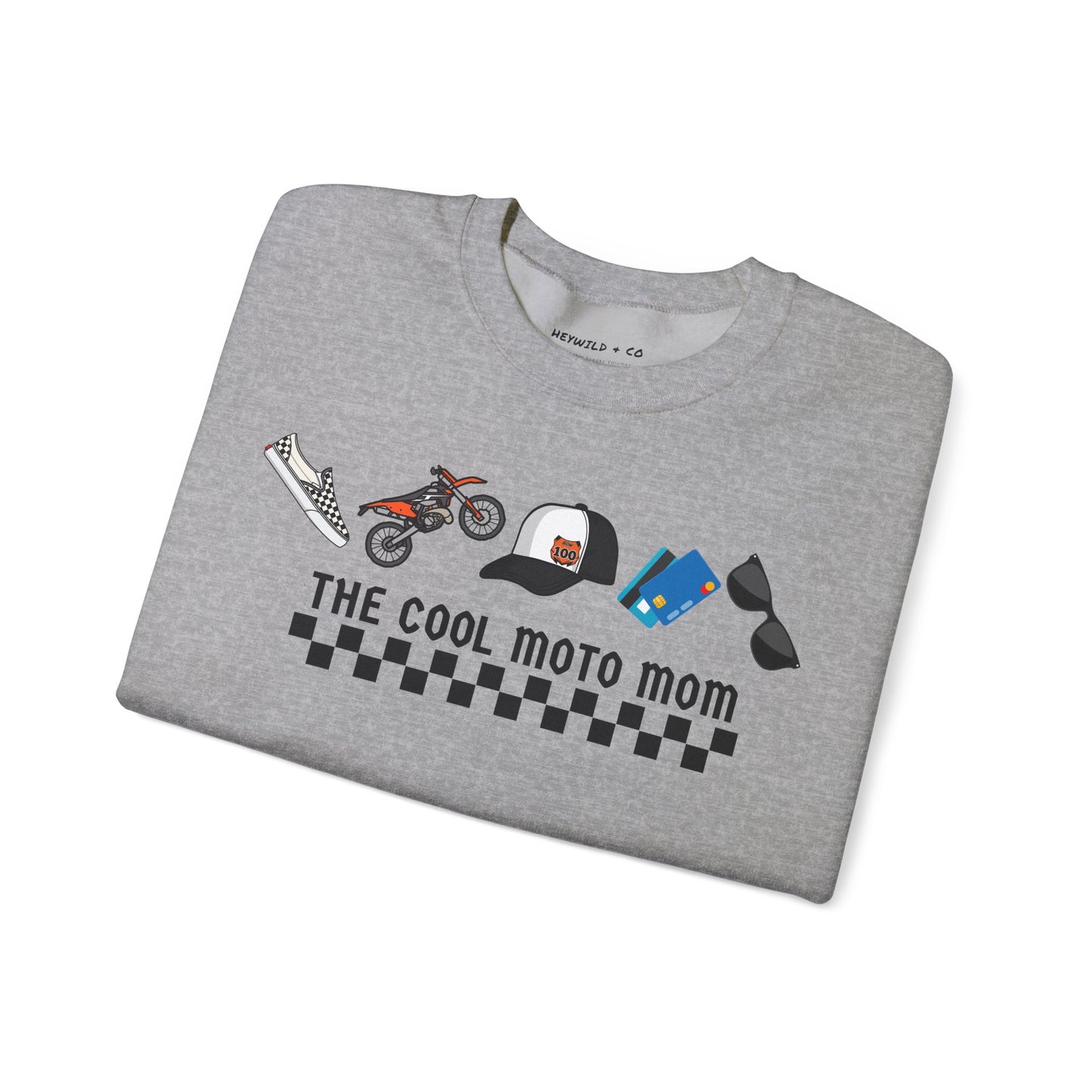 The Cool Moto Mom Custom Sweatshirt