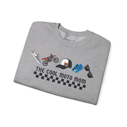 The Cool Moto Mom Custom Sweatshirt