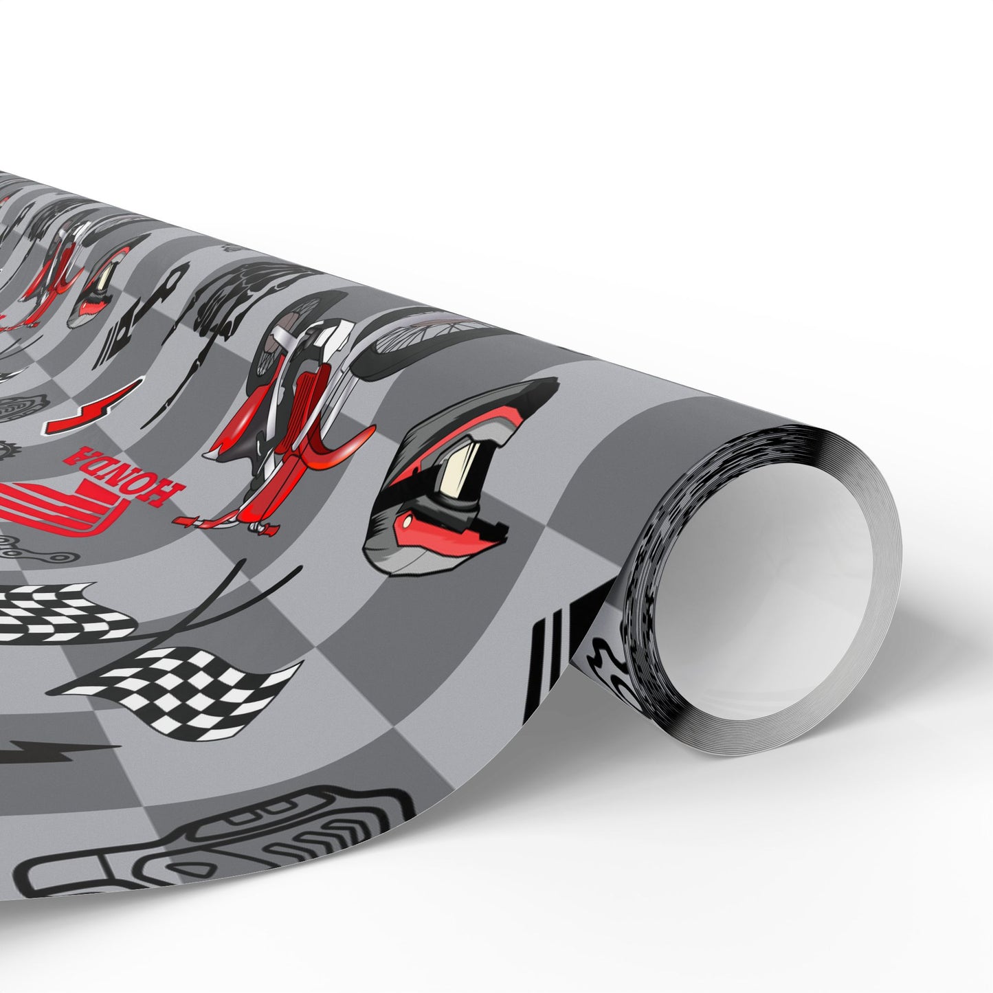 Honda Dirt Bike Inspired Gift Wrap [version 2]