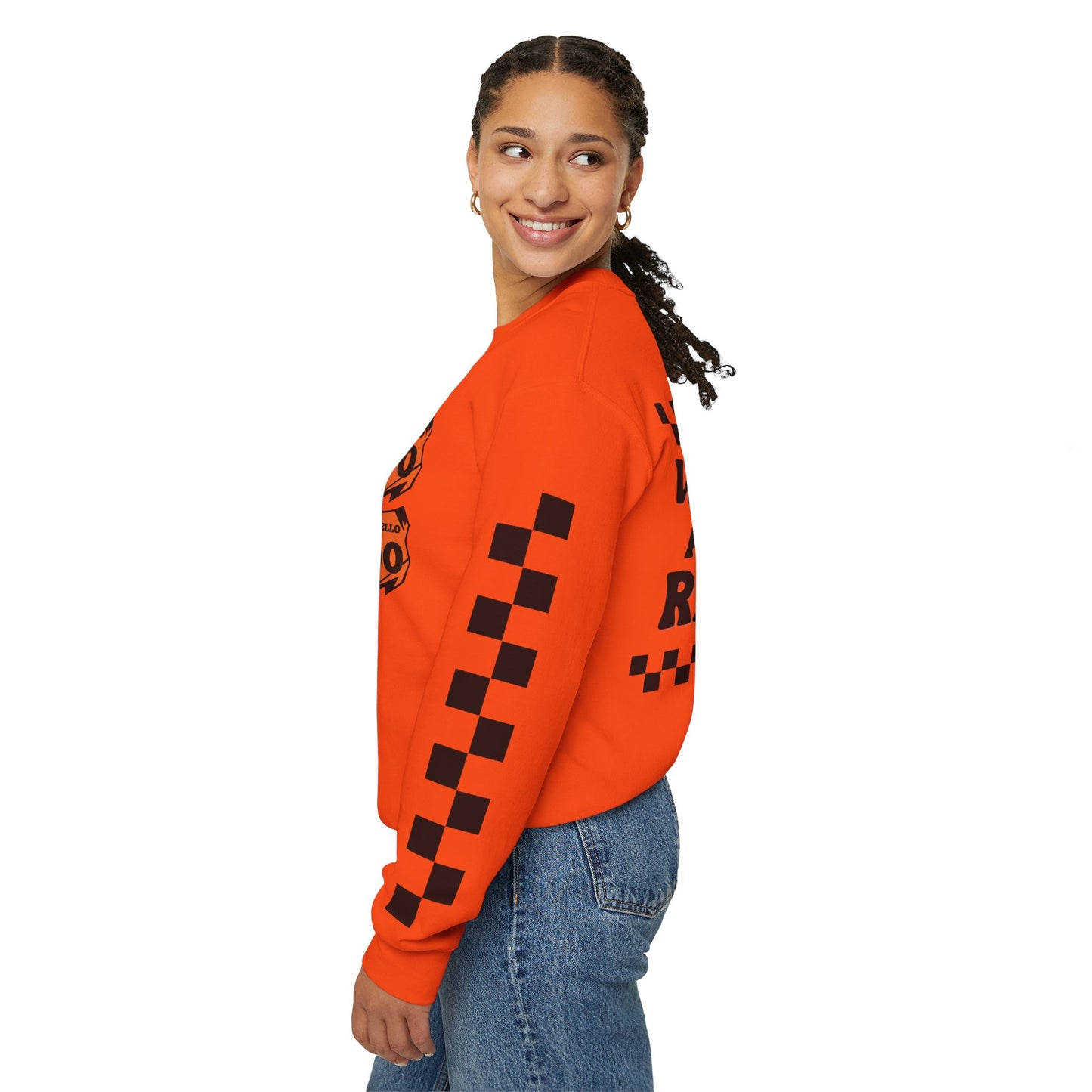 Custom Unisex Number Plate Sweatshirt *You pick back saying*