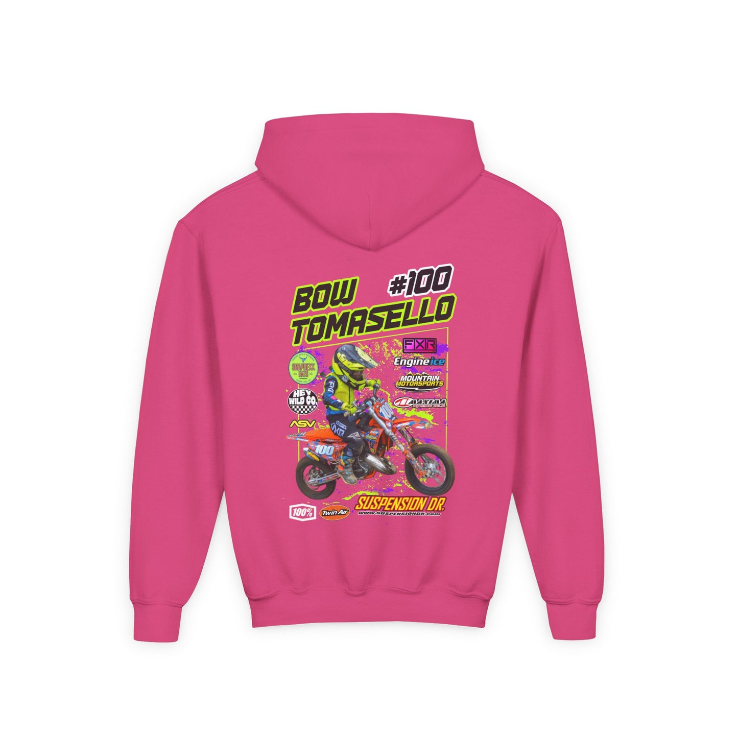 Youth Custom MX Sponsor Hoodie