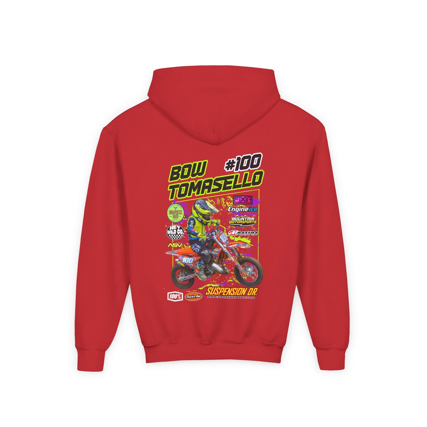 Youth Custom MX Sponsor Hoodie