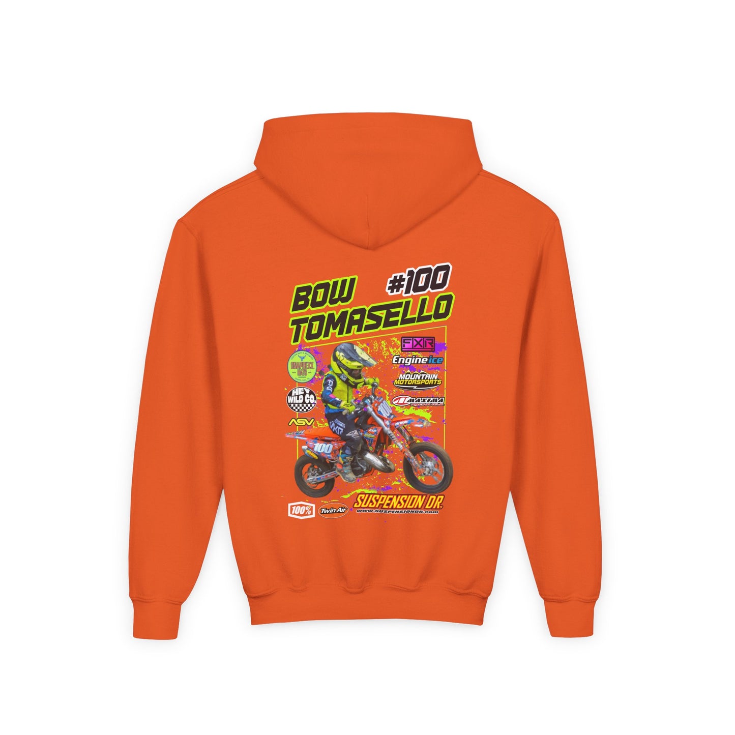 Youth Custom MX Sponsor Hoodie