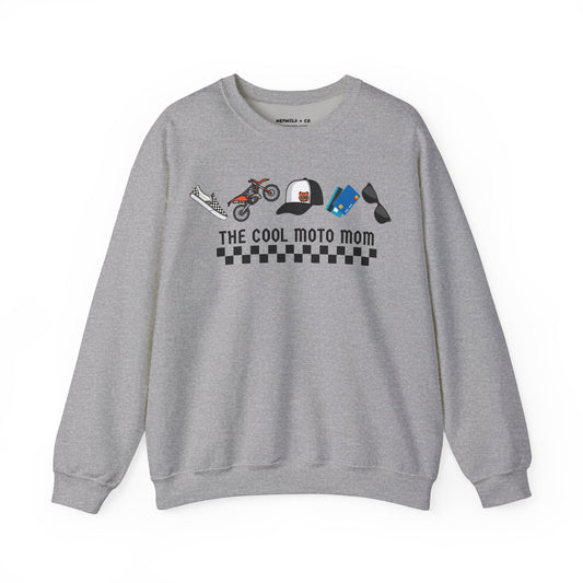 The Cool Moto Mom Custom Sweatshirt
