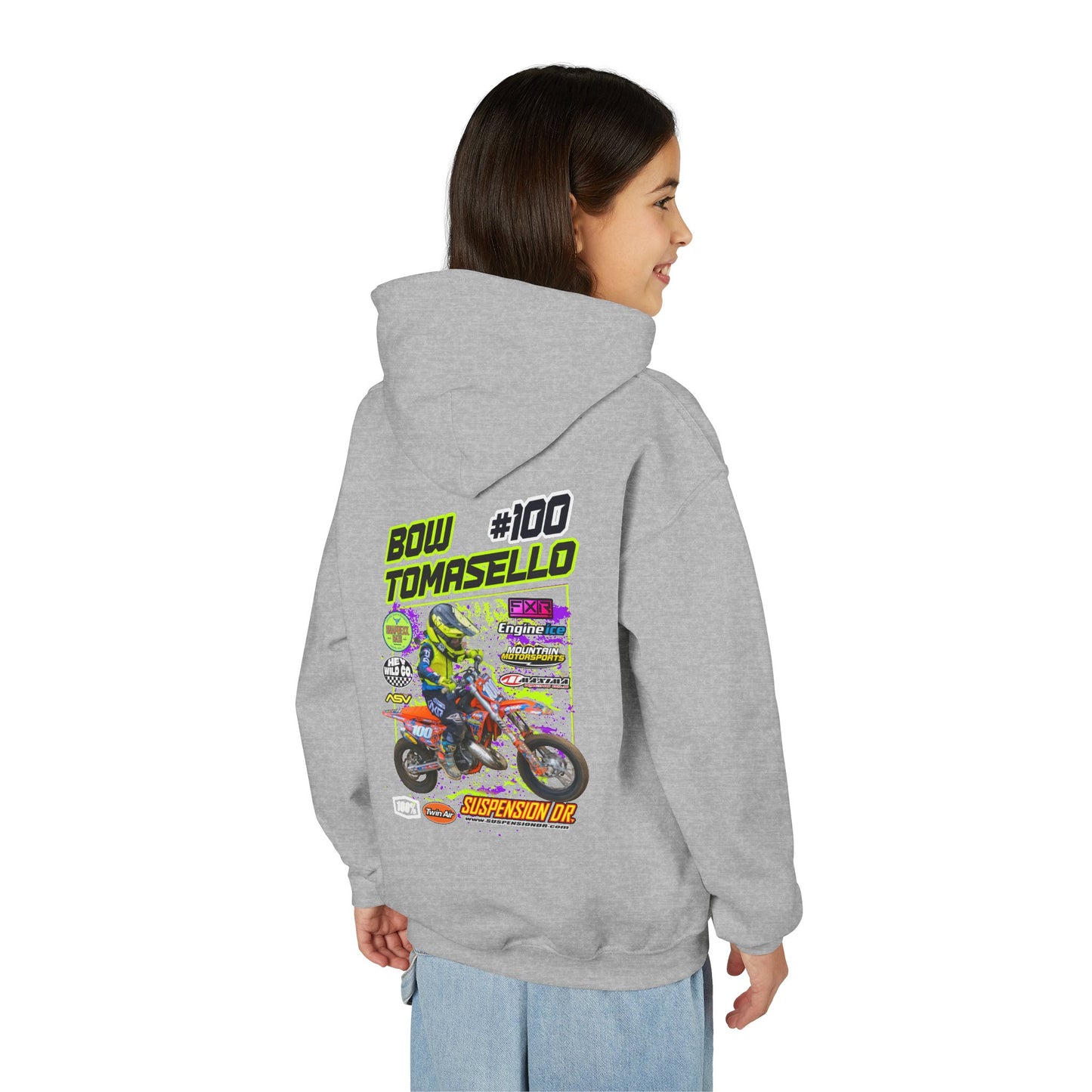 Youth Custom MX Sponsor Hoodie