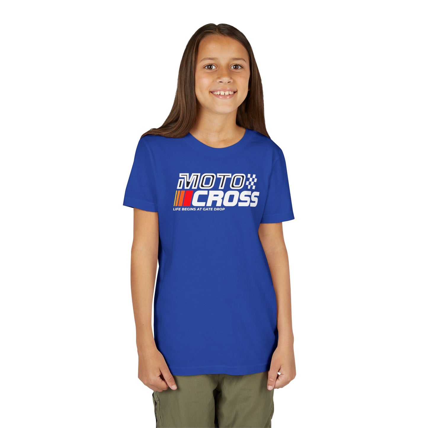 Life Begins at Gate Drop Youth Shirt