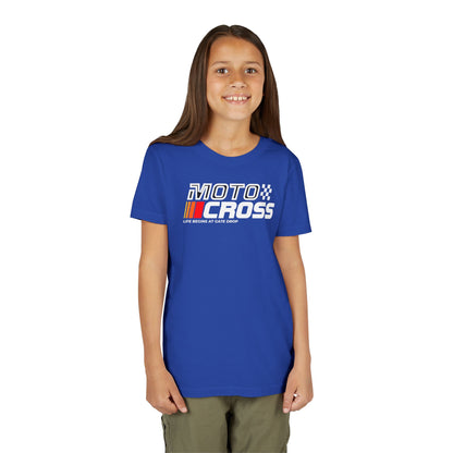 Life Begins at Gate Drop Youth Shirt