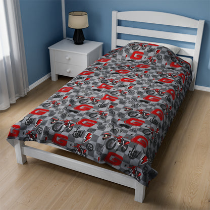 Gas Gas Dirt Bike Inspired Blanket