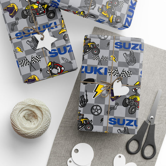 Suzuki Race Quad Inspired Gift Wrap