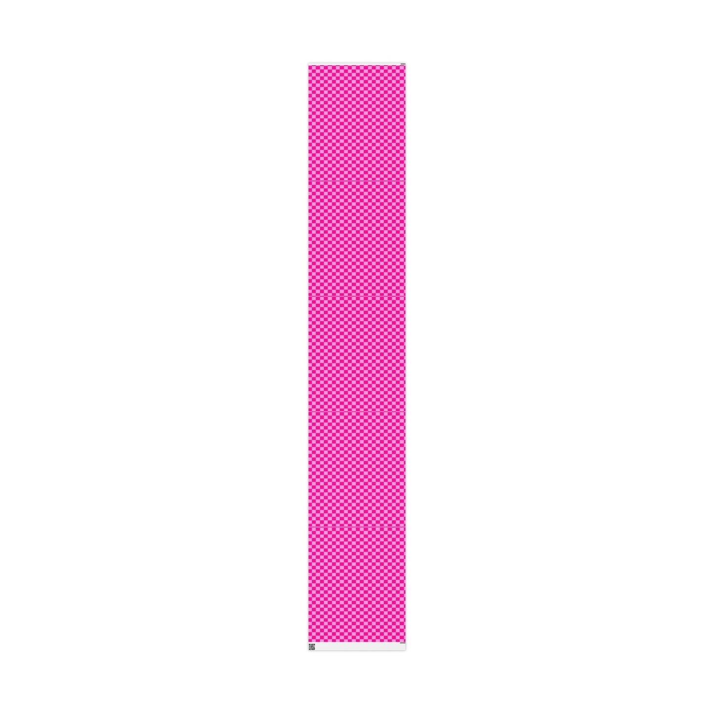 Pink Checker Gift Wrap