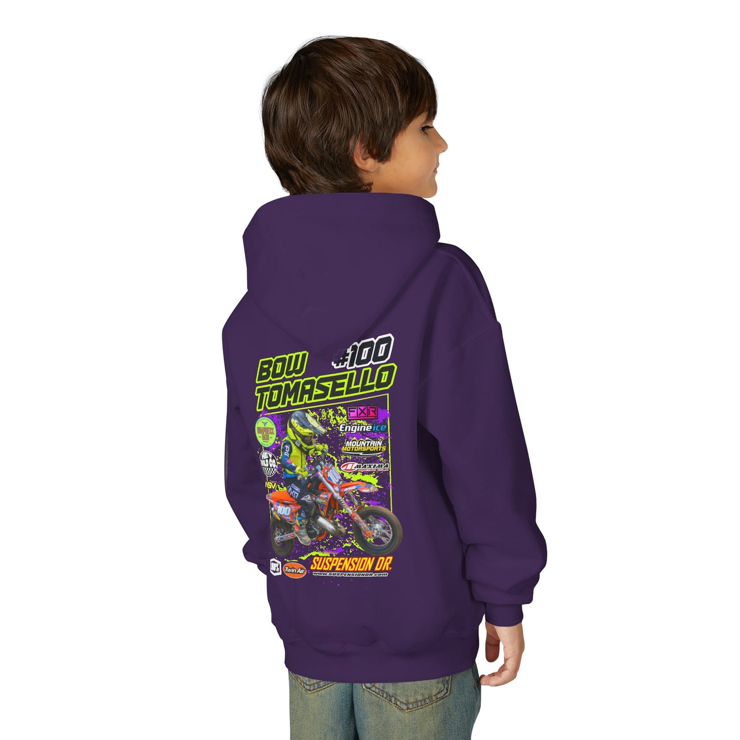 Youth Custom MX Sponsor Hoodie