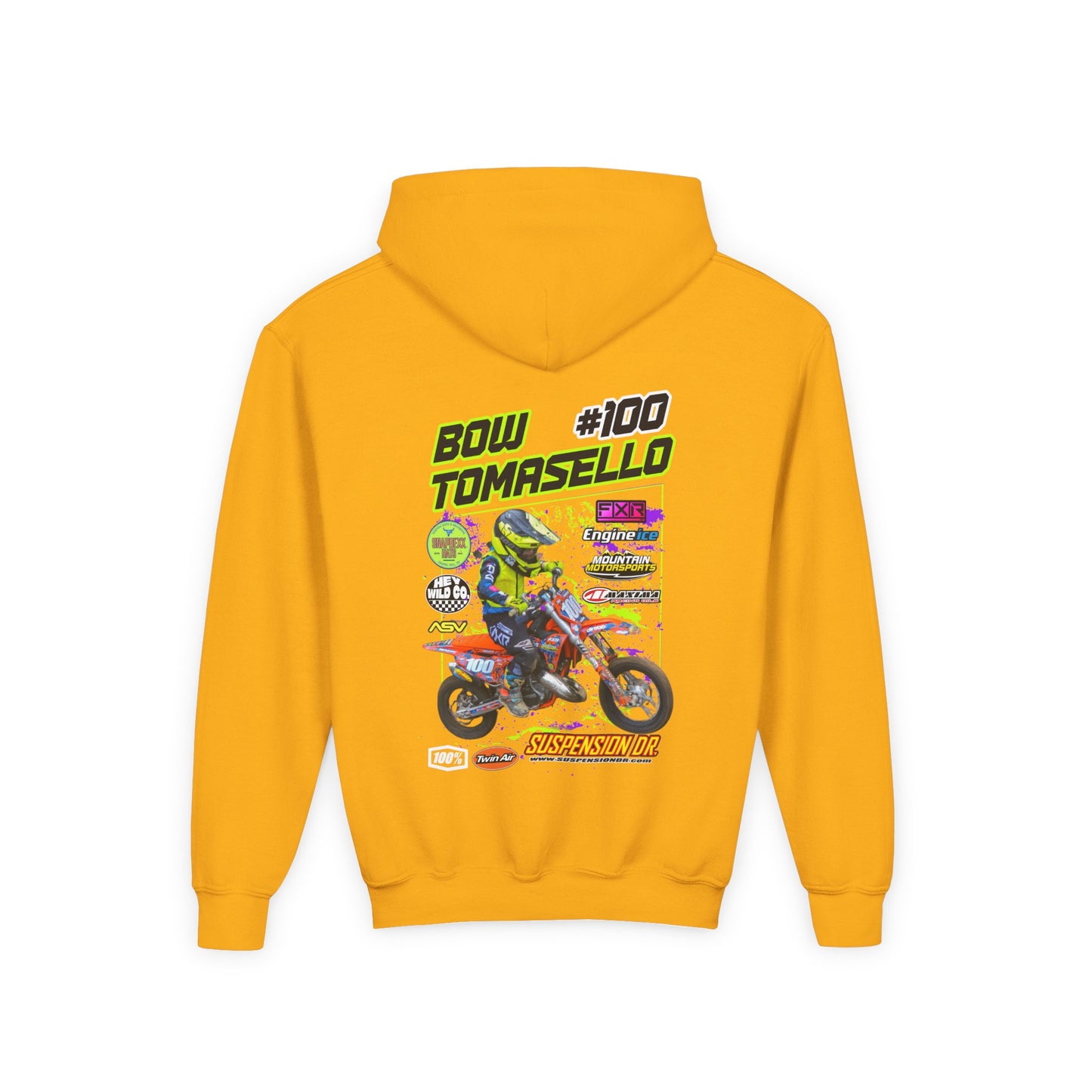 Youth Custom MX Sponsor Hoodie
