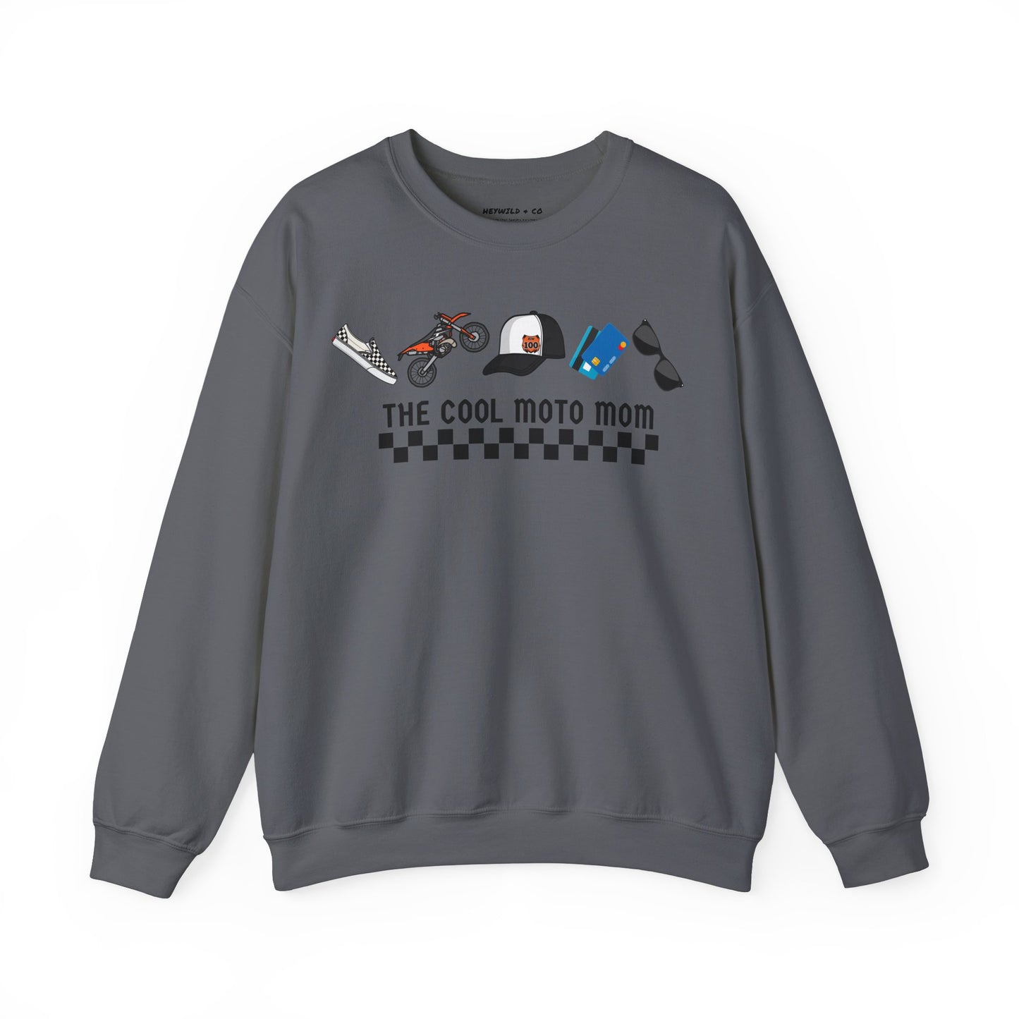 The Cool Moto Mom Custom Sweatshirt